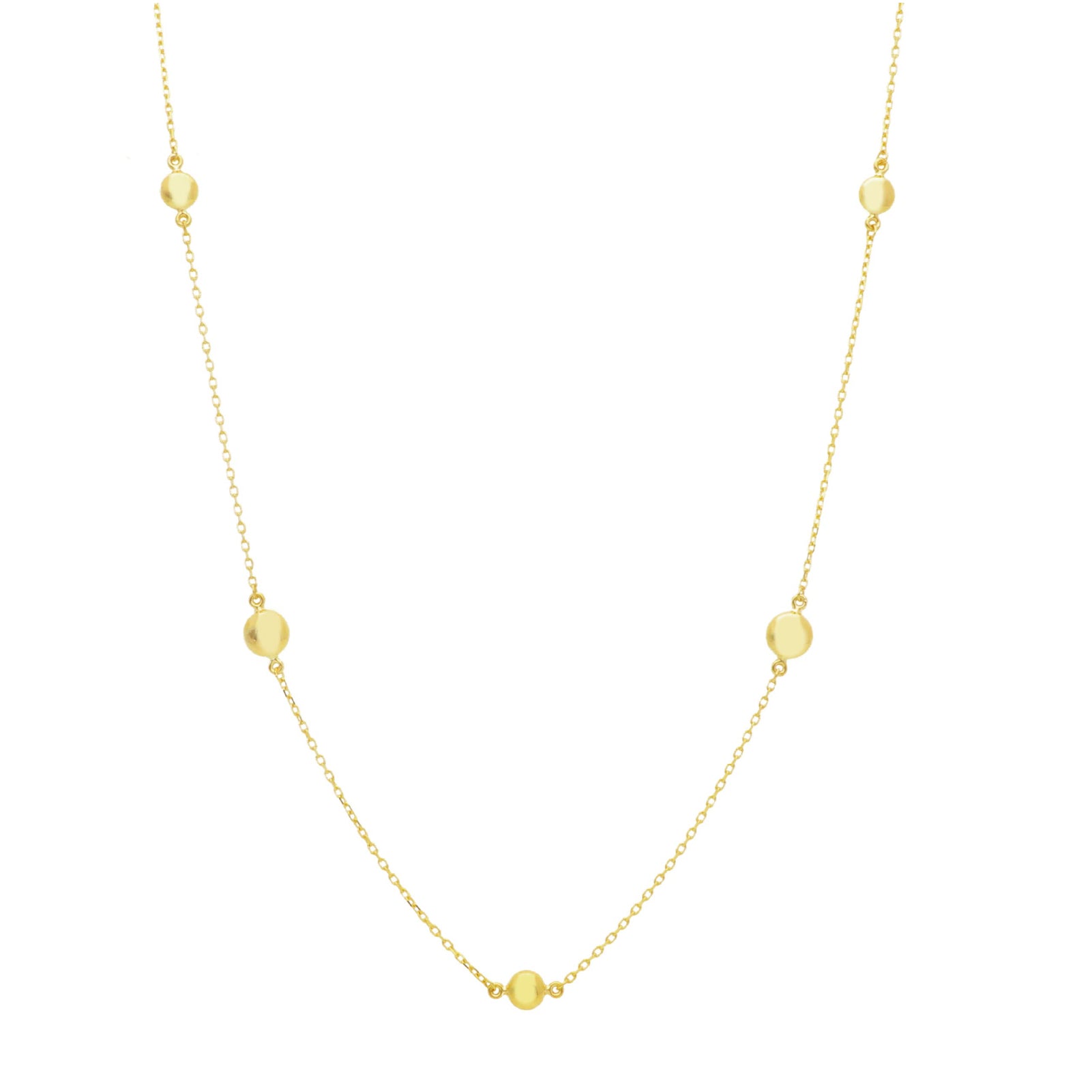 Collana donna JOY Gioielli Oro in oro 9KT e piccole sfere MISURA UNICA