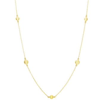 Collana donna JOY Gioielli Oro in oro 9KT e piccole sfere MISURA UNICA