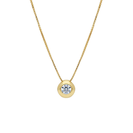 Collana punto luce donna JOY Gioielli in oro 9KT giallo MISURA UNICA