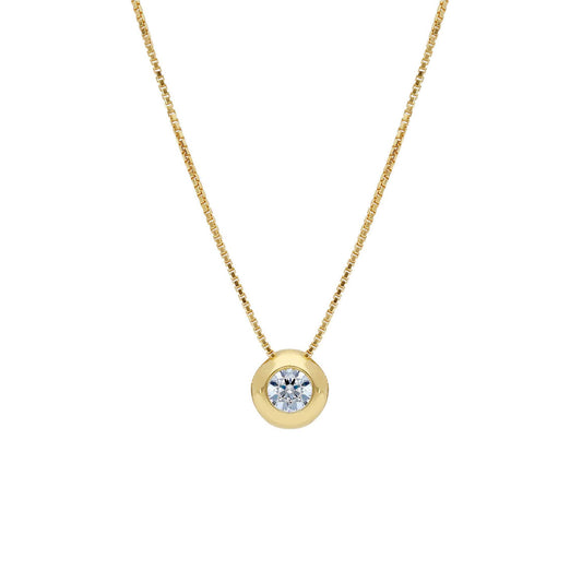 Collana punto luce donna JOY Gioielli in oro 9KT giallo MISURA UNICA