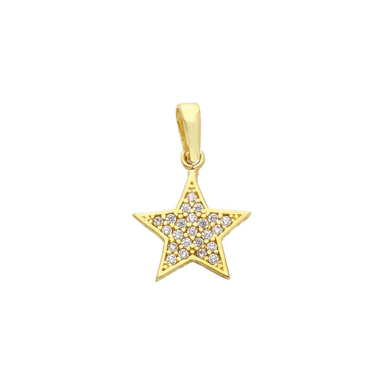 Ciondolo a stella donna JOY Gioielli Oro in oro 9KT giallo MISURA UNICA