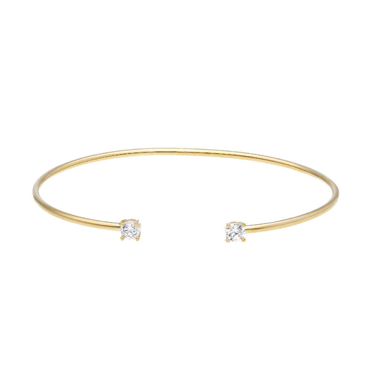 Bracciale rigido JOY Gioielli Oro in oro giallo 18kt e zirconi SO.265156