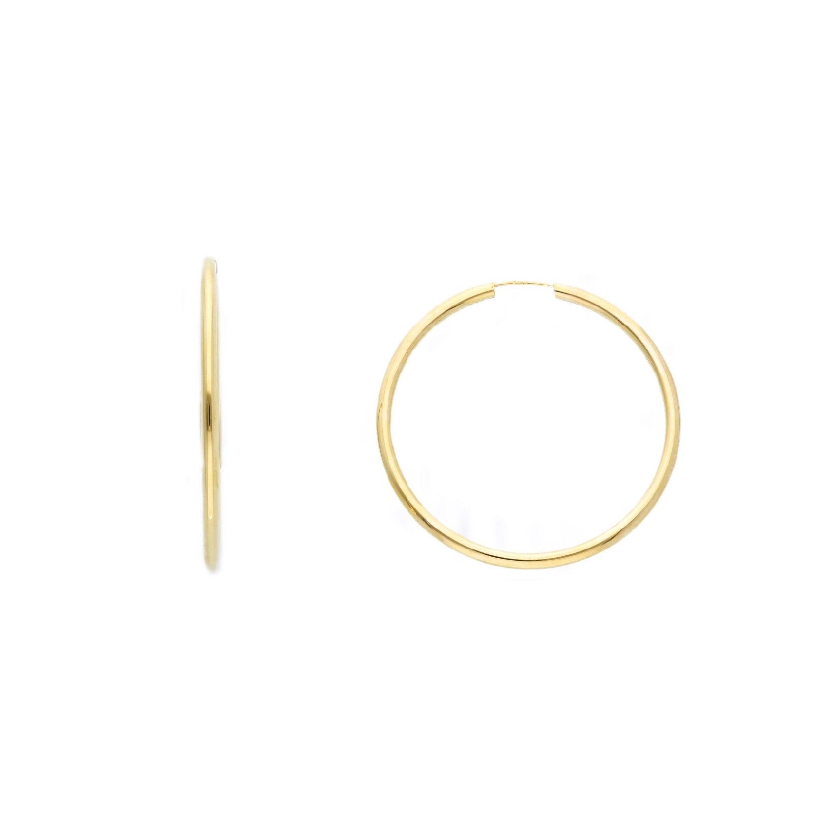Orecchini da donna JOY Gioielli Oro in oro 9KT di 40 mm MISURA UNICA