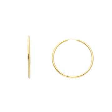Orecchini da donna JOY Gioielli Oro in oro 9KT di 40 mm MISURA UNICA
