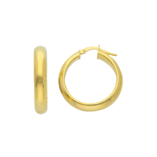 Orecchini a cerchio Joy Gioielli in oro giallo 9 KT 20 mm MISURA UNICA