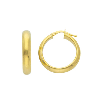 Orecchini a cerchio Joy Gioielli in oro giallo 9 KT 20 mm MISURA UNICA