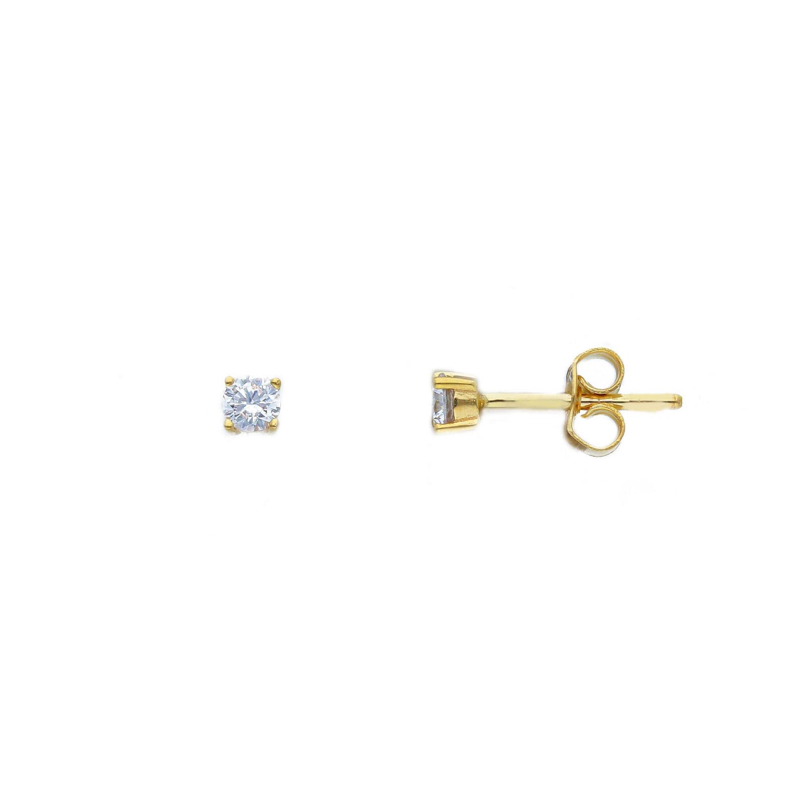 Orecchini punto luce JOY Gioielli in oro giallo 9KT zirconi MISURA UNICA