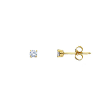 Orecchini punto luce JOY Gioielli in oro giallo 9KT zirconi MISURA UNICA