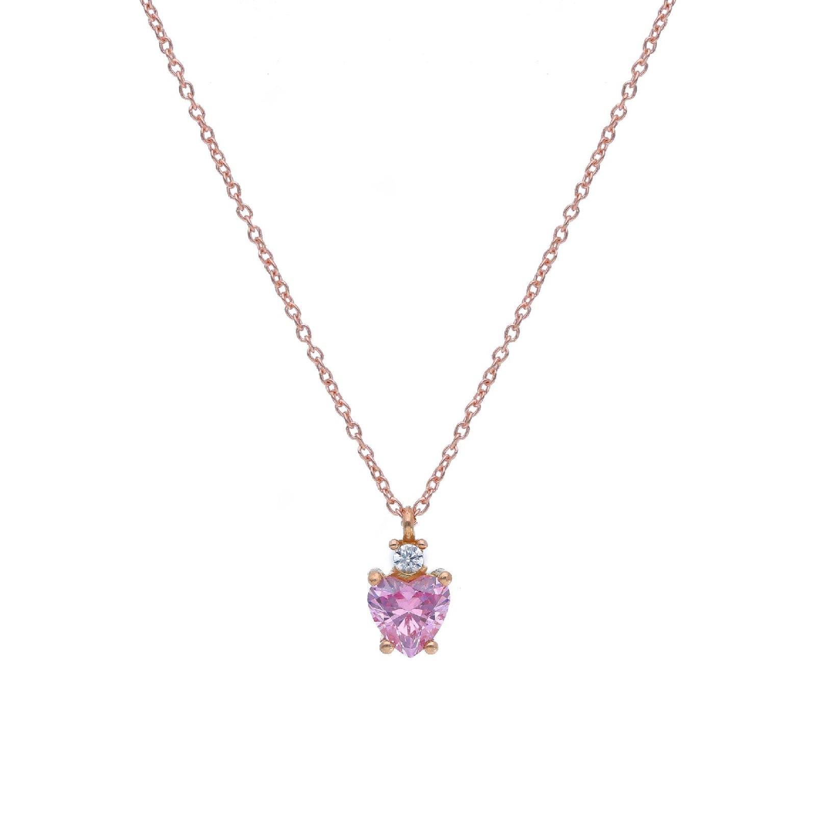 Collana pendente JOY Gioielli Oro in oro rosa 18kt e zirconi SO.267305