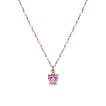 Collana pendente JOY Gioielli Oro in oro rosa 18kt e zirconi SO.267305