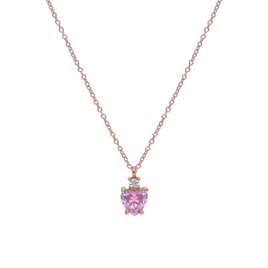 Collana pendente JOY Gioielli Oro in oro rosa 18kt e zirconi SO.267305