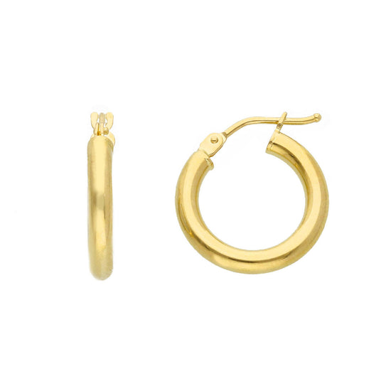 Orecchini a cerchio JOY Gioielli Oro in oro giallo 18kt 10mm SO.268965