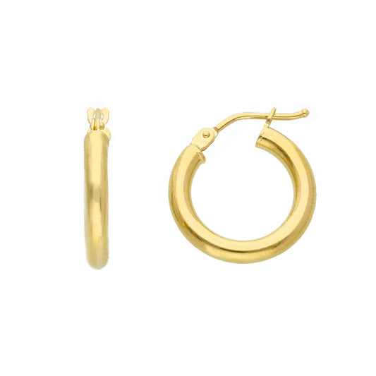 Orecchini a cerchio JOY Gioielli Oro in oro giallo 18kt 10mm SO.268965