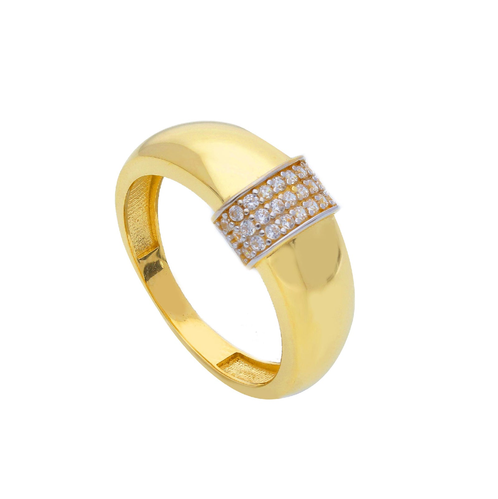 Anello a fascia JOY Gioielli Oro in oro giallo 18kt con zirconi SO.272742