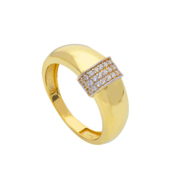 Anello a fascia JOY Gioielli Oro in oro giallo 18kt con zirconi SO.272742