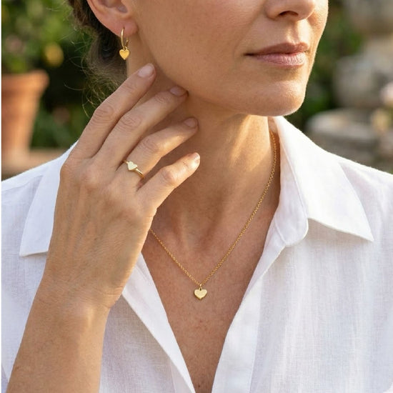 Collana Joy Gioielli in oro giallo 9kt con cuore da donna MISURA UNICA