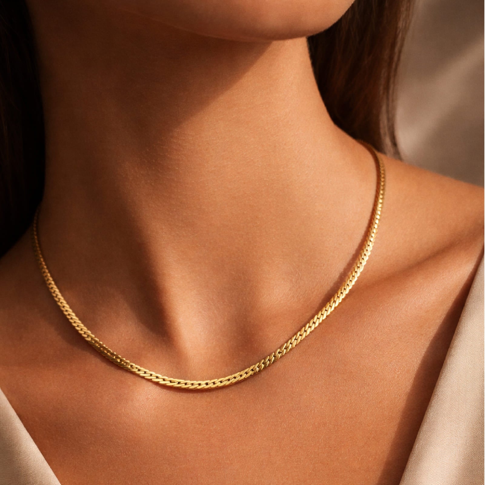 Collana girocollo maglia inglese Joy Gioielli oro giallo 9KT MISURA UNICA