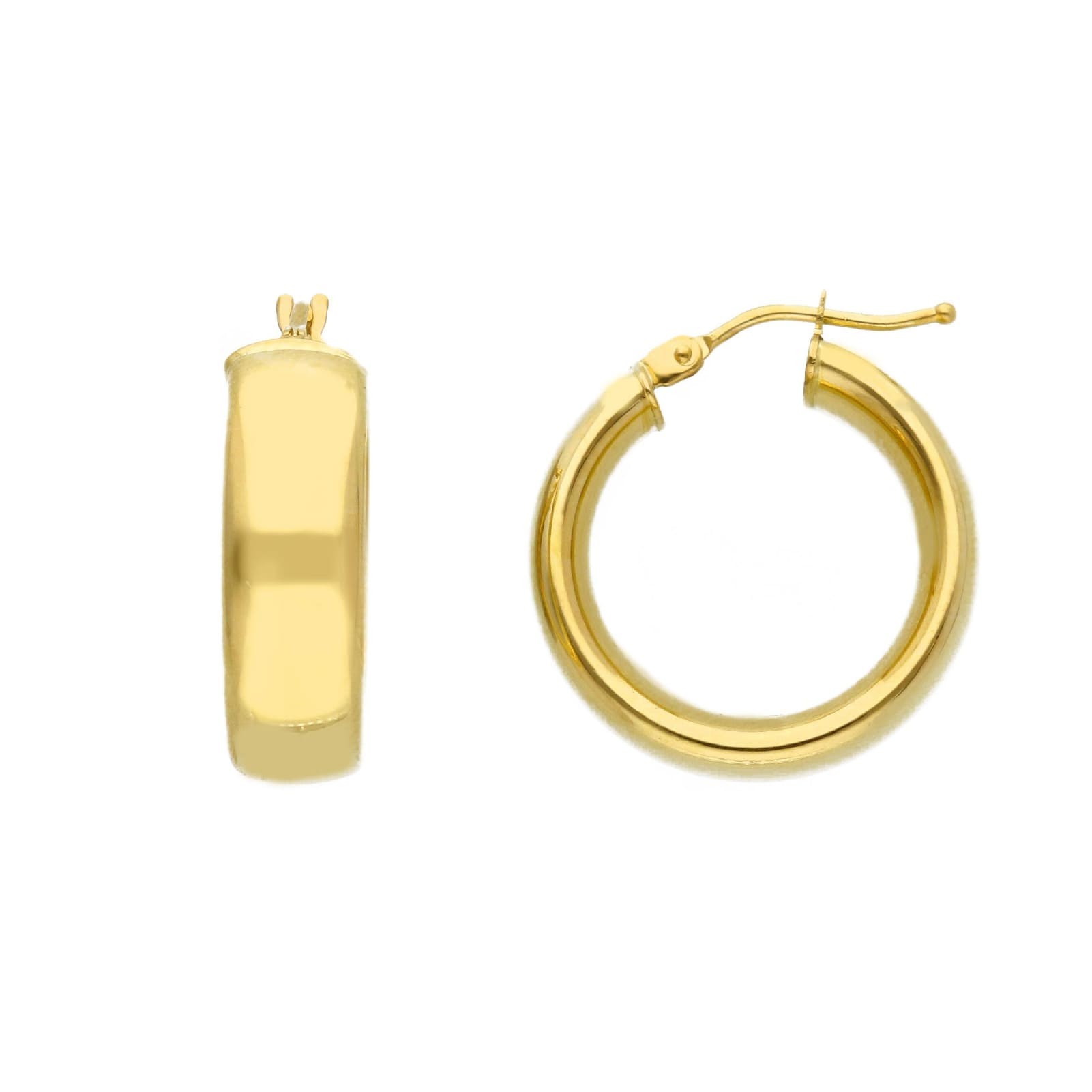 Orecchini a cerchio Joy Gioielli oro 18 kt diametro 15 mm MISURA UNICA