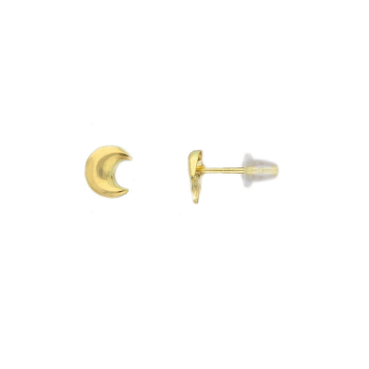Orecchini a lobo Joy Gioielli oro giallo 18 kt con luna Baby MISURA UNICA
