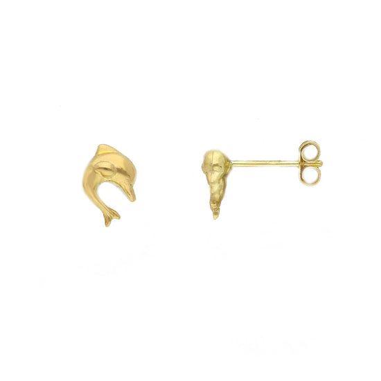Orecchini lobo Joy Gioielli in oro giallo 18 kt con delfino MISURA UNICA