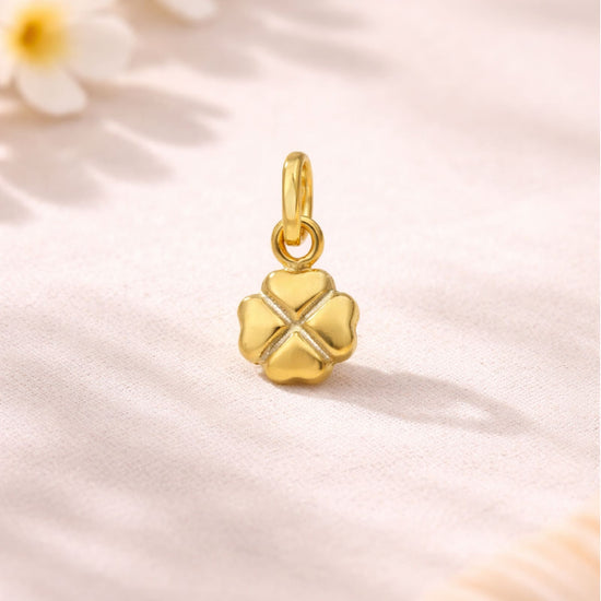 Ciondolo Joy Gioielli oro giallo 18 KT con quadrifoglio MISURA UNICA