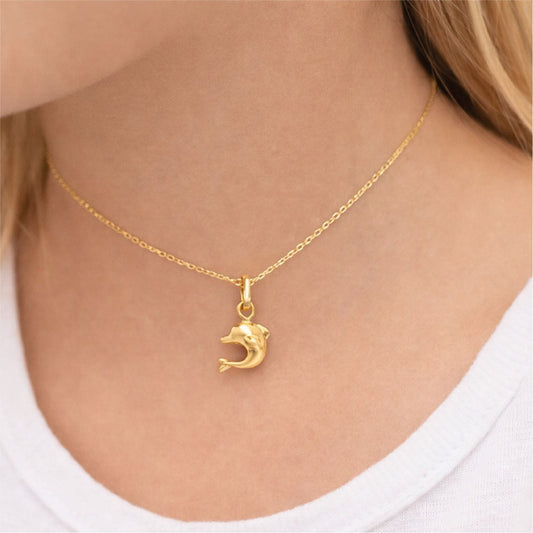 Ciondolo Joy Gioielli in oro giallo 18 kt con delfino piccolo MISURA UNICA