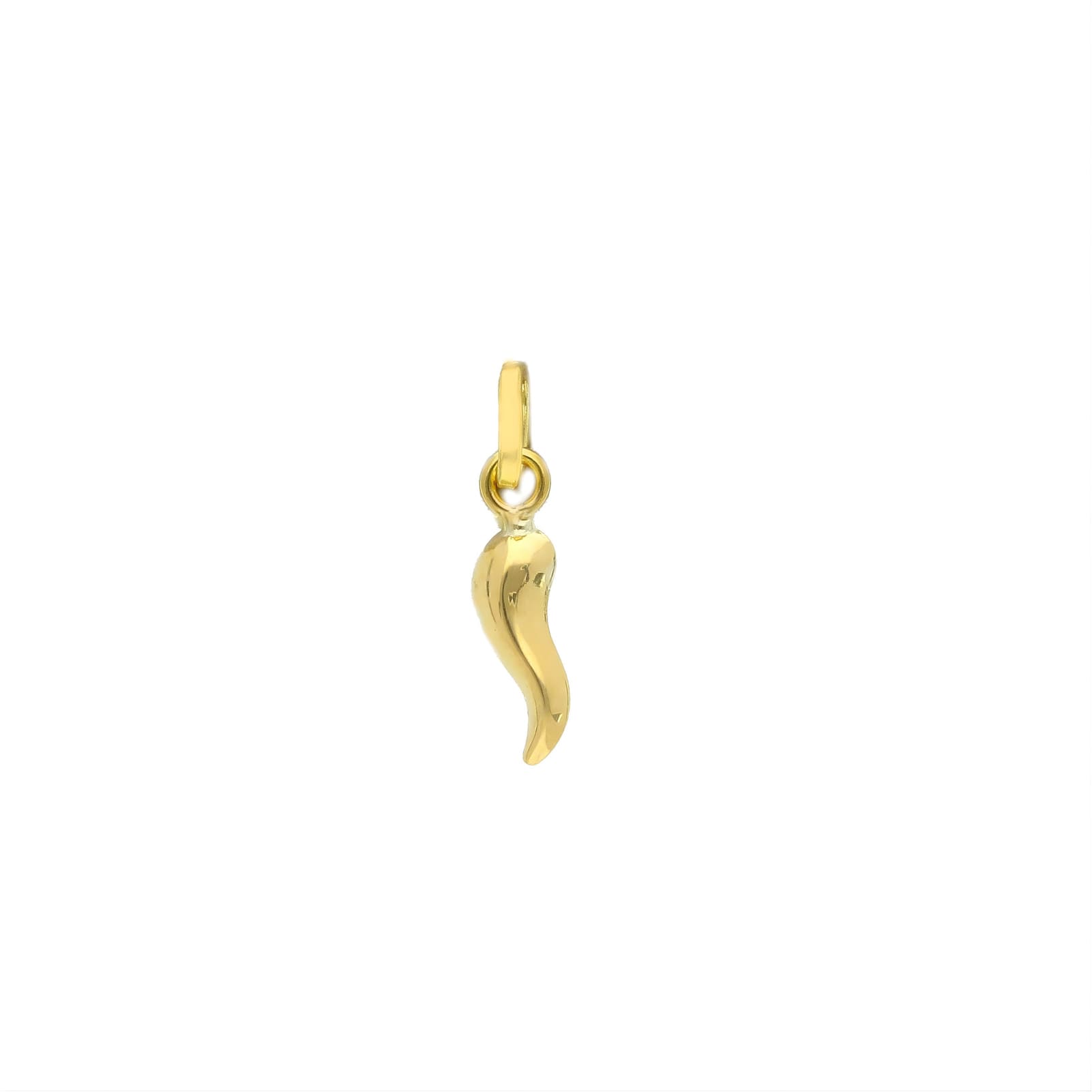 Ciondolo Joy Gioielli oro giallo 18 KT con cornetto MISURA UNICA