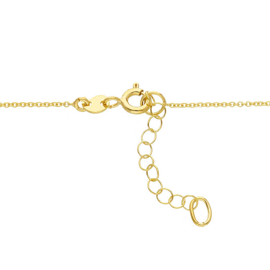 Collana donna JOY Gioielli in oro giallo 9KT con quadrifoglio MISURA UNICA