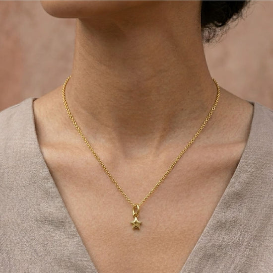 Ciondolo Joy Gioielli stella in oro giallo 9kt da donna MISURA UNICA
