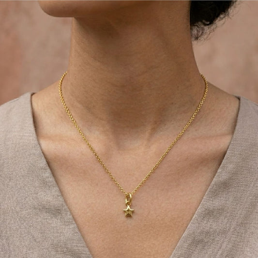 Ciondolo Joy Gioielli stella in oro giallo 9kt da donna MISURA UNICA