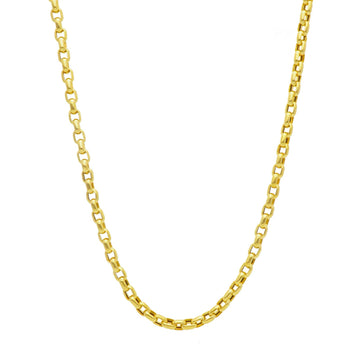 Collana Joy Gioielli oro giallo 9 KT con maglia rettangolare MISURA UNICA