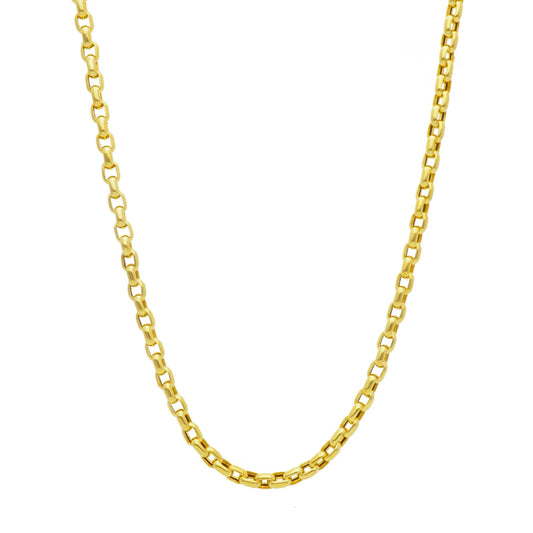 Collana Joy Gioielli oro giallo 9 KT con maglia rettangolare MISURA UNICA