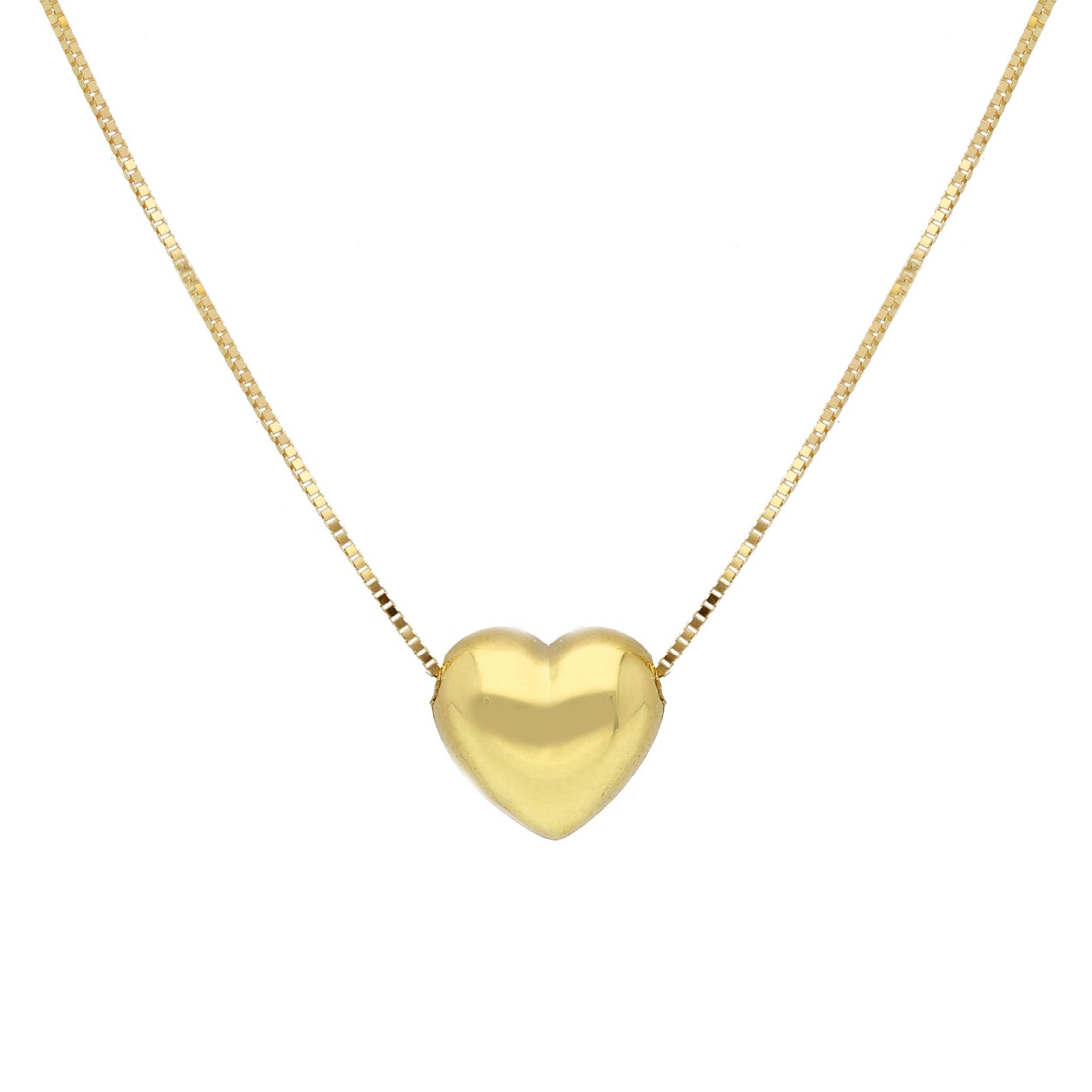Collana JOY Gioielli Oro in oro 9KT con cuore centrale MISURA UNICA