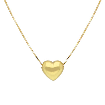 Collana JOY Gioielli Oro in oro 9KT con cuore centrale MISURA UNICA