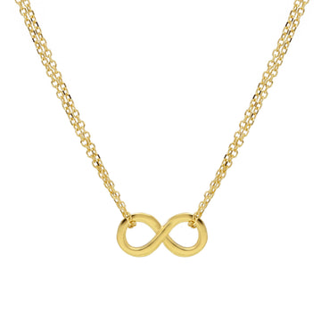 Collana JOY Gioielli Oro in oro 9KT giallo con infinito MISURA UNICA