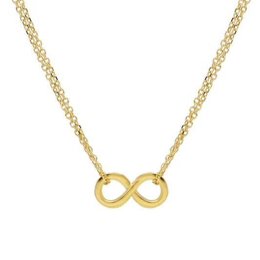 Collana JOY Gioielli Oro in oro 9KT giallo con infinito MISURA UNICA