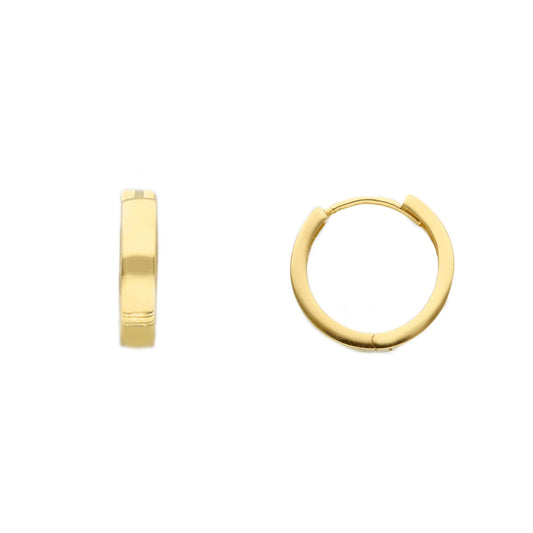 Orecchini unisex JOY Gioielli Oro in oro 9KT di 10 mm MISURA UNICA