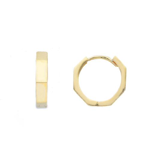 Orecchini geometrici JOY Gioielli Oro in oro 9KT di 10 mm