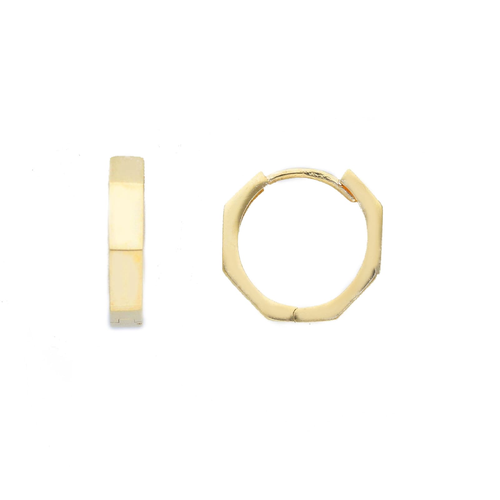 Orecchini geometrici JOY Gioielli Oro in oro 9KT di 10 mm