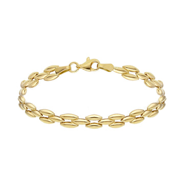 Bracciale catena della JOY Gioielli in oro 9KT giallo 18 cm