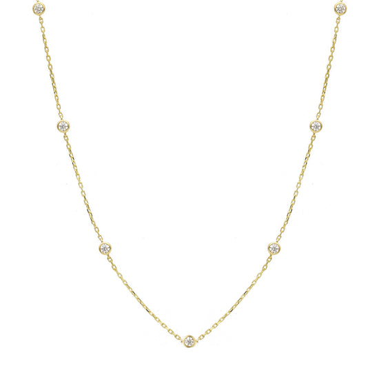 Collana donna JOY Gioielli Oro in oro 9KT giallo e palline MISURA UNICA