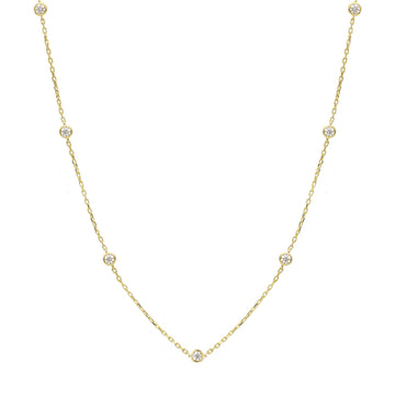Collana donna JOY Gioielli Oro in oro 9KT giallo e palline MISURA UNICA