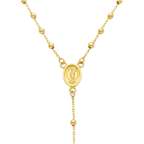 Collana rosario JOY Gioielli Oro in oro 9KT giallo e croce MISURA UNICA