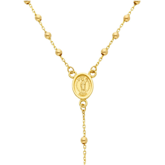 Collana rosario JOY Gioielli Oro in oro 9KT giallo e croce MISURA UNICA