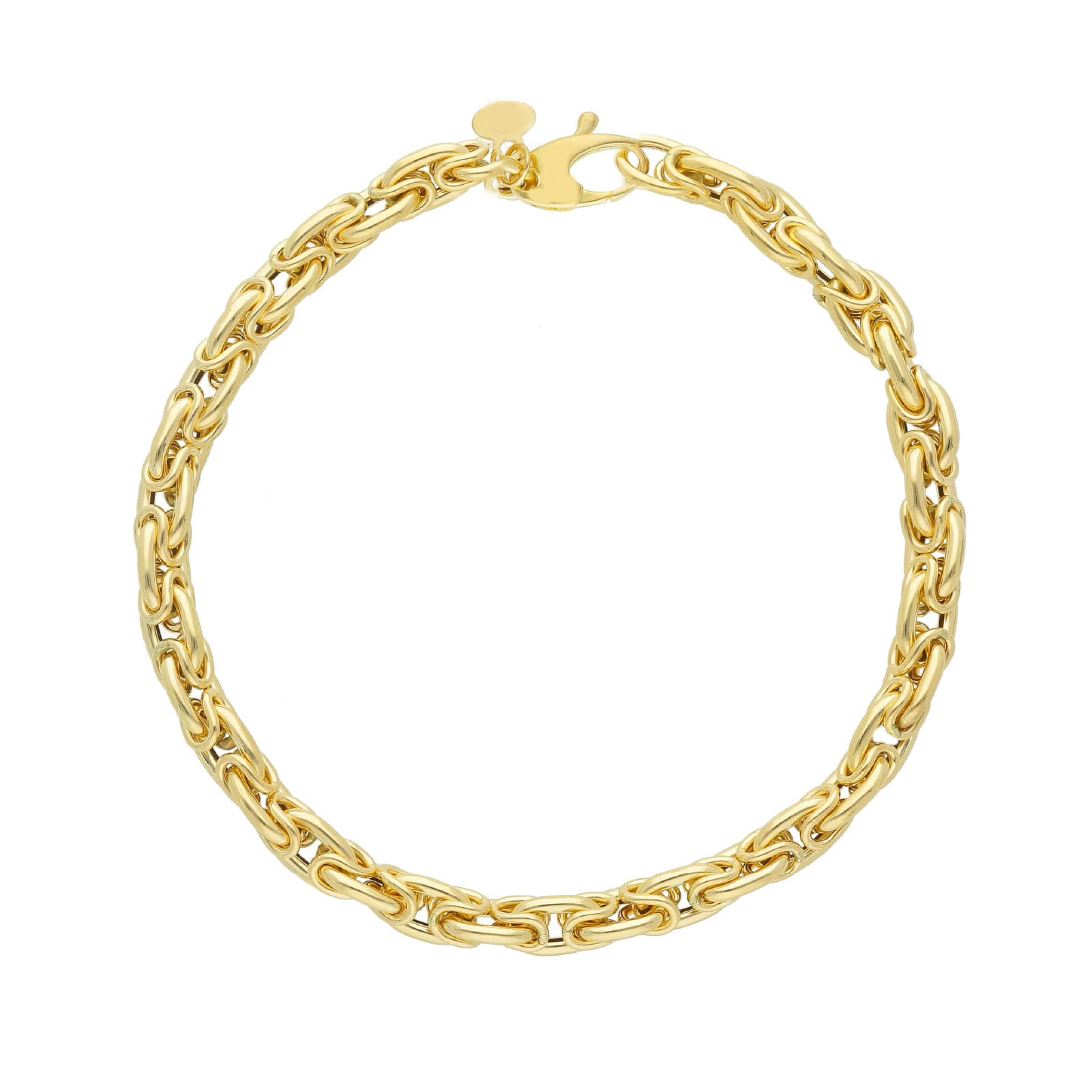 Bracciale catena Joy Gioielli oro 18 kt con maglie 19 cm