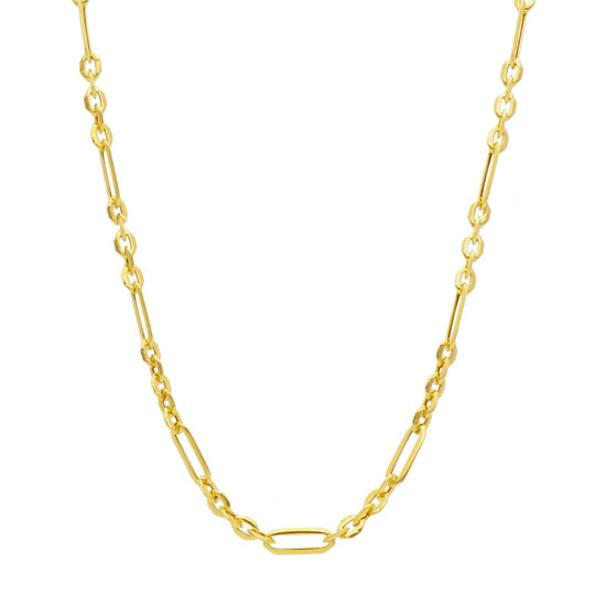 Collana girocollo Joy Gioielli oro 18 kt con maglia gourmette MISURA UNICA