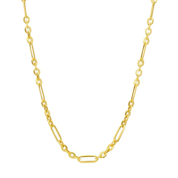 Collana girocollo Joy Gioielli oro 18 kt con maglia gourmette MISURA UNICA