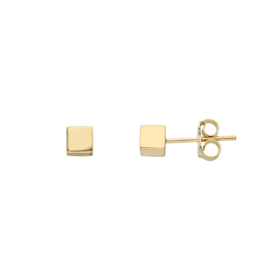Orecchini lobo Joy Gioielli in oro giallo 18 kt con dado MISURA UNICA