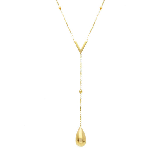 Collana Joy Gioielli in oro giallo 9 KT con pendente goccia MISURA UNICA