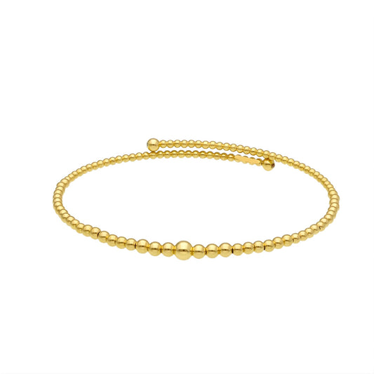 Bracciale Joy Gioielli oro 18 KT elastico flex e anima titanio regolabili